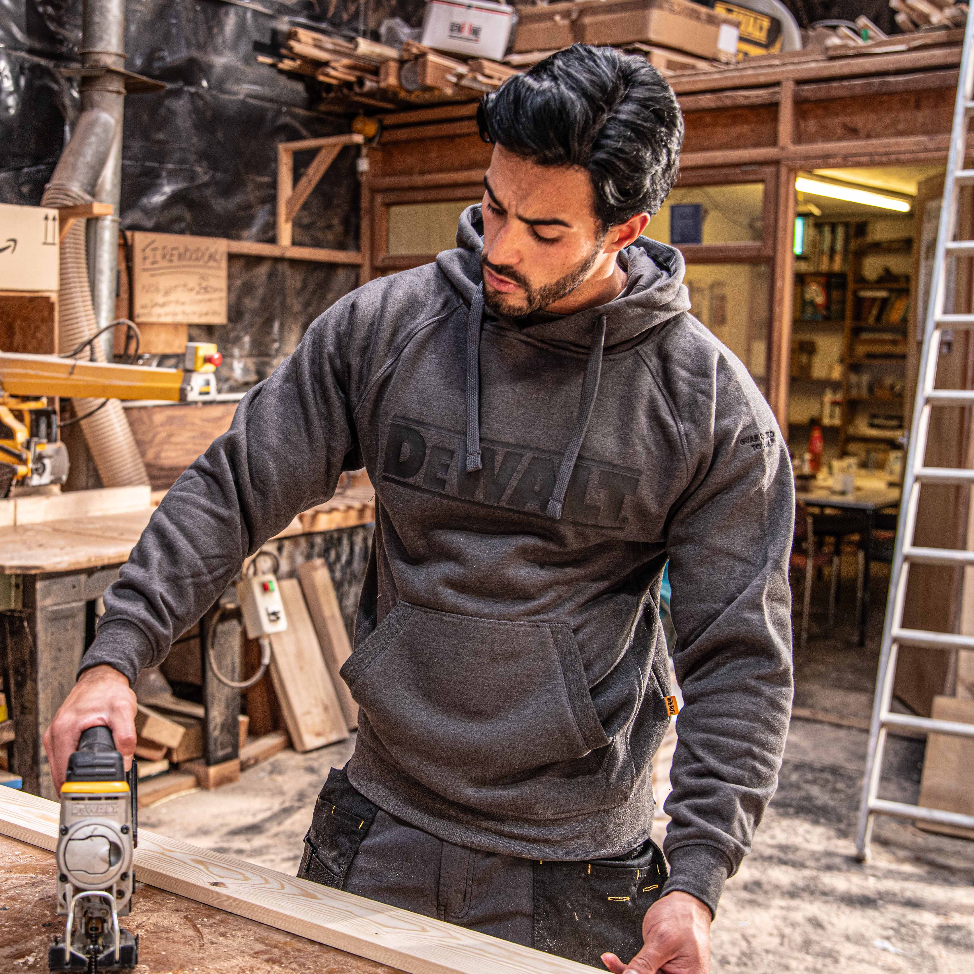 DEWALT Brand Carrier Men's Cotton Poly Hoodie - Image 12