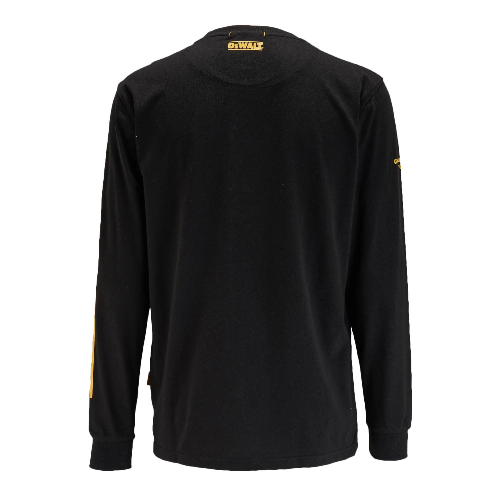 DEWALT Brand Carrier Men's Long Sleeve Cotton Poly T Shirt - Image 3