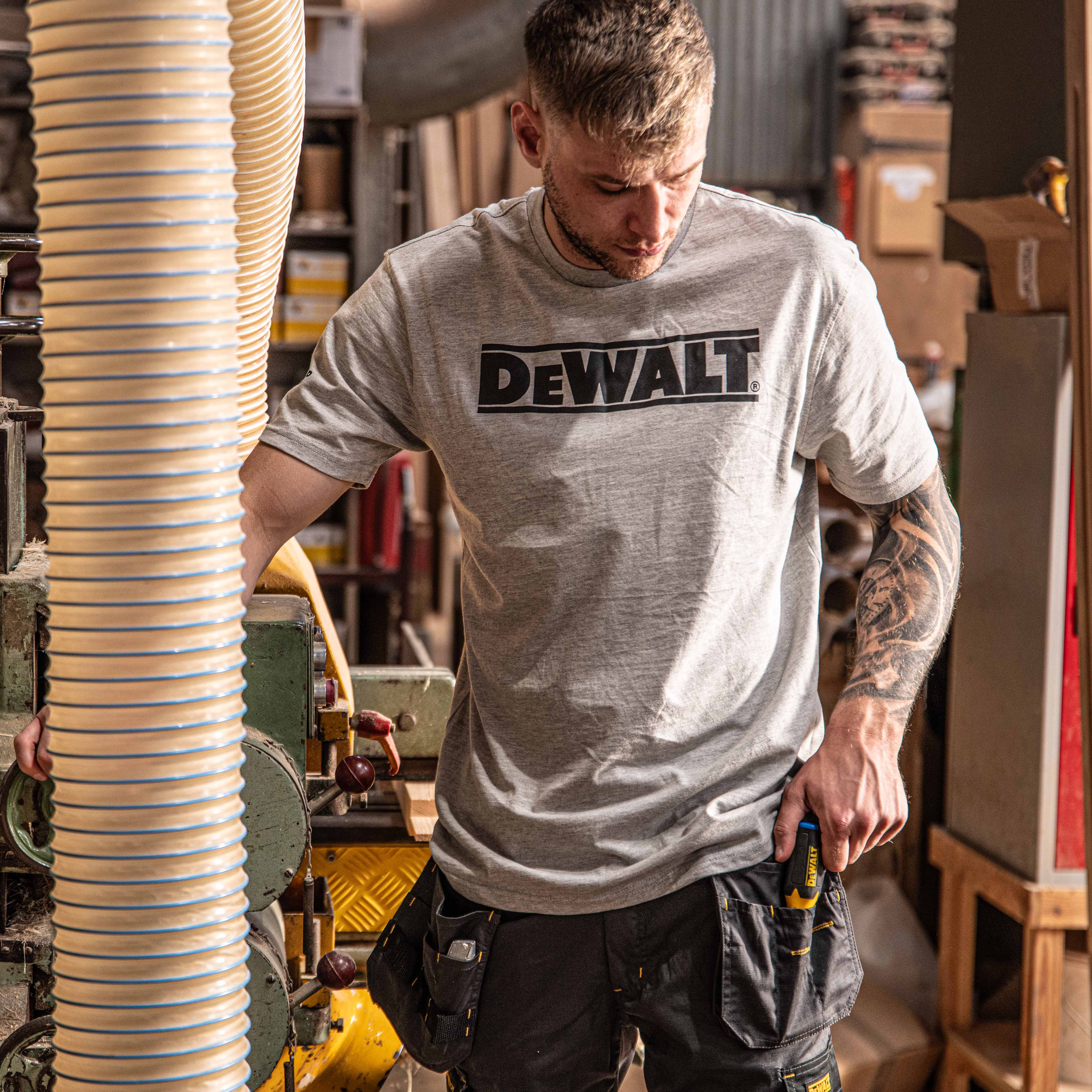 DEWALT Brand Carrier Men's Short Sleeve T-Shirt - Image 11