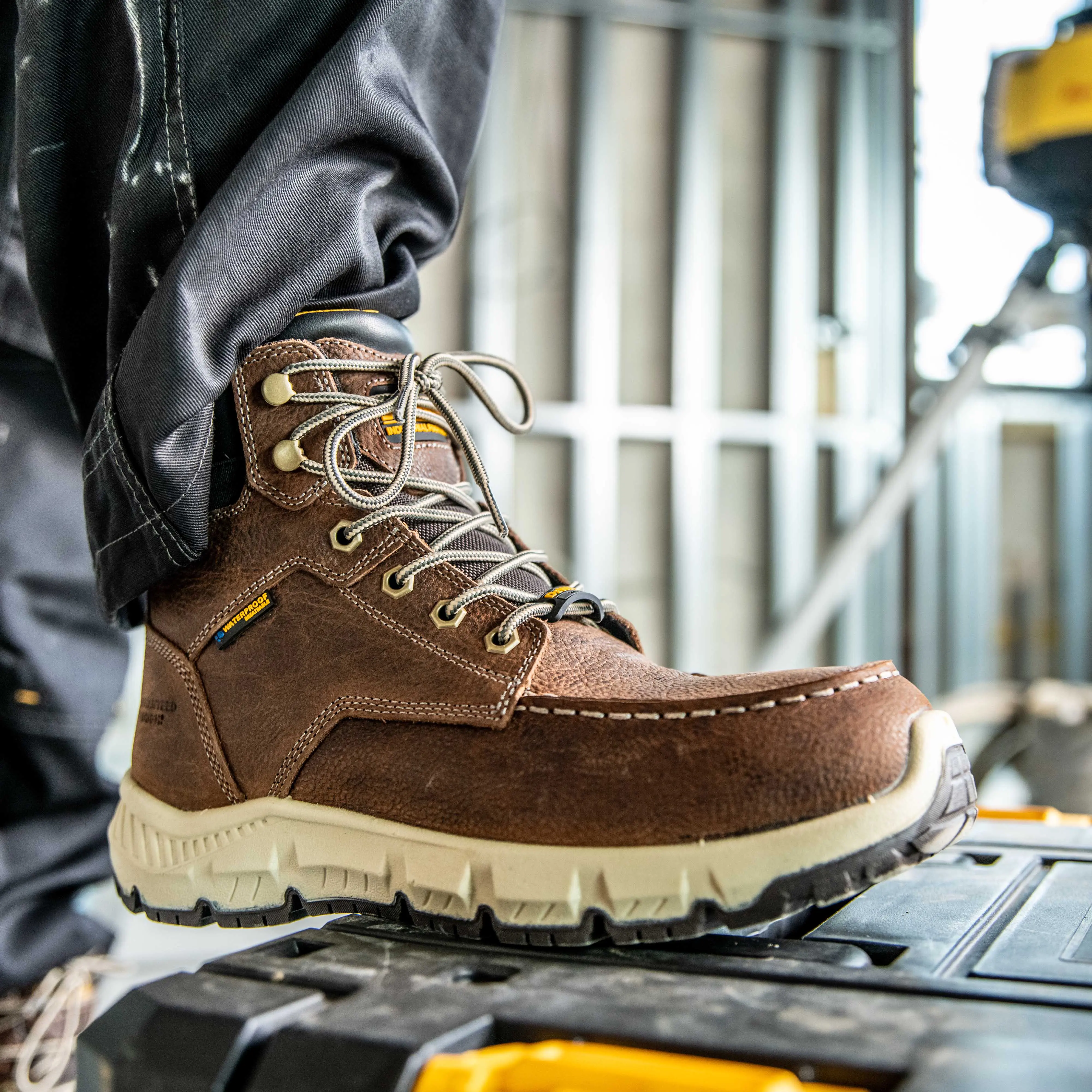 DEWALT Forsyth Men's Steel Toe, Leather, Waterproof Safety Work Boot - Image 7